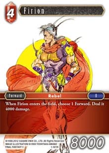 Firion (Hero) - Opus I - Final Fantasy TCG card