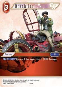 Brynhildr EX - Opus I - Final Fantasy TCG card