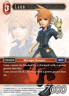 Lann - Opus I - Final Fantasy TCG card