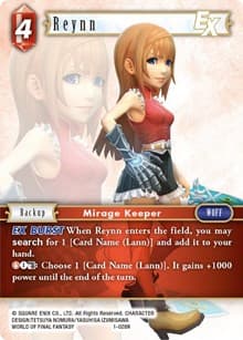 Reynn EX - Opus I - Final Fantasy TCG card