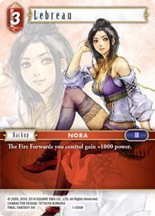 Lebreau - Opus I - Final Fantasy TCG card