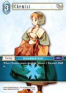 Chemist (Female Unit) - Opus I - Final Fantasy TCG card