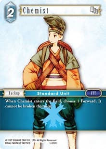 Chemist (Male Unit) - Opus I - Final Fantasy TCG card