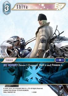 Shiva EX (Rare) - Opus I - Final Fantasy TCG card