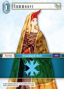 Summoner (Female Unit) - Opus I - Final Fantasy TCG card