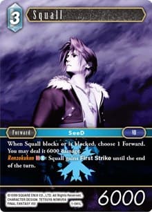 Squall (Legend) - Opus I - Final Fantasy TCG card
