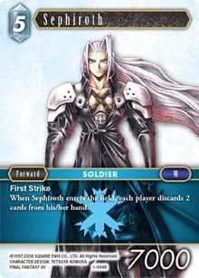 Sephiroth (Rare) - Opus I - Final Fantasy TCG card