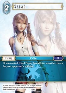 Serah - Opus I - Final Fantasy TCG card