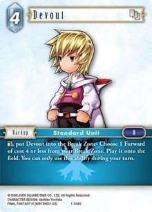 Devout (Ingus) - Opus I - Final Fantasy TCG card