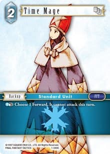 Time Mage - Opus I - Final Fantasy TCG card