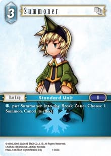 Summoner (Ingus) - Opus I - Final Fantasy TCG card