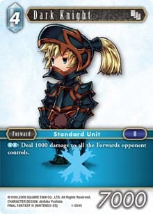 Dark Knight (Ingus) - Opus I - Final Fantasy TCG card