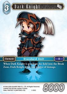 Dark Knight (Luneth) - Opus I - Final Fantasy TCG card