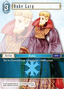 Duke Larg - Opus I - Final Fantasy TCG card