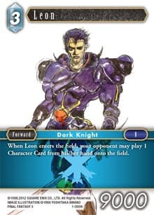 Leon (Dark Knight) - Opus I - Final Fantasy TCG card