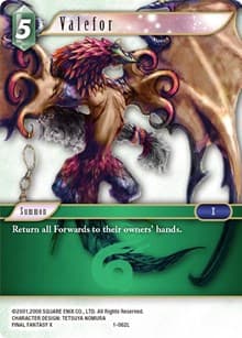 Valefor - Opus I - Final Fantasy TCG card