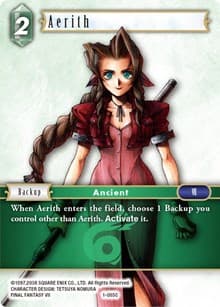 Aerith (Common) - Opus I - Final Fantasy TCG card