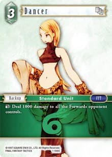 Dancer (Female Unit) - Opus I - Final Fantasy TCG card
