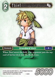 Thief (Ingus) - Opus I - Final Fantasy TCG card