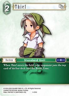 Thief (Luneth) - Opus I - Final Fantasy TCG card