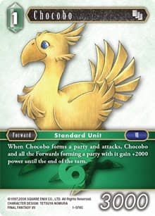 Chocobo - 1-076C - Opus I - Final Fantasy TCG card