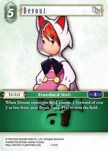 Devout (Refia) - Opus I - Final Fantasy TCG card