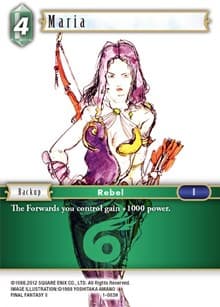 Maria - Opus I - Final Fantasy TCG card
