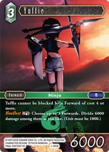 Yuffie (Rare) - Opus I - Final Fantasy TCG card