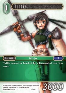 Yuffie (Common) - Opus I - Final Fantasy TCG card