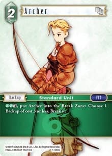 Archer (Male Unit) - 1-088C - Opus I - Final Fantasy TCG card
