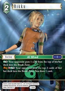 Rikku (Hero) - Opus I - Final Fantasy TCG card