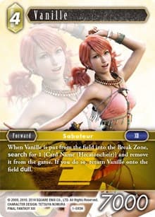 Vanille - Opus I - Final Fantasy TCG card