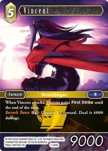 Vincent - Opus I - Final Fantasy TCG card