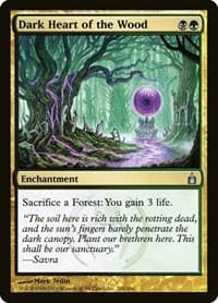 Dark Heart of the Wood - Ravnica: City of Guilds - Magic: The Gathering card