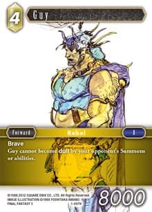 Guy - Opus I - Final Fantasy TCG card