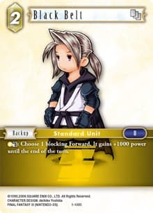 Black Belt (Luneth) - 1-100C - Opus I - Final Fantasy TCG card
