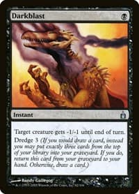 Darkblast - Ravnica: City of Guilds - Magic: The Gathering card