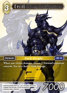 Cecil (Hero) - Opus I - Final Fantasy TCG card
