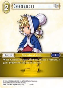 Geomancer (Ingus) - Opus I - Final Fantasy TCG card