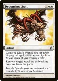 Devouring Light - Ravnica: City of Guilds - Magic: The Gathering card