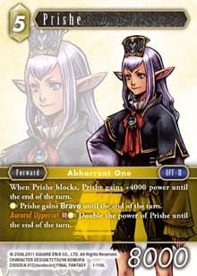 Prishe - Opus I - Final Fantasy TCG card