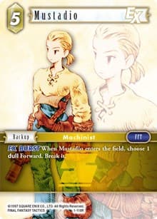 Mustadio - Opus I - Final Fantasy TCG card