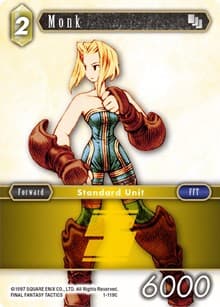 Monk (Female Unit) - Opus I - Final Fantasy TCG card