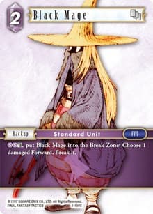 Black Mage (Female Unit) - 1-130C - Opus I - Final Fantasy TCG card