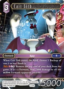 Cait Sith - Opus I - Final Fantasy TCG card