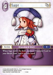 Sage (Refia) - Opus I - Final Fantasy TCG card