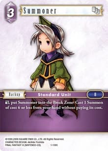 Summoner (Luneth) - Opus I - Final Fantasy TCG card