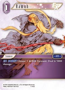 Ramuh EX - Opus I - Final Fantasy TCG card