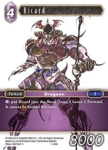 Ricard - Opus I - Final Fantasy TCG card