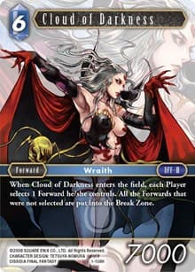 Cloud of Darkness - Opus I - Final Fantasy TCG card